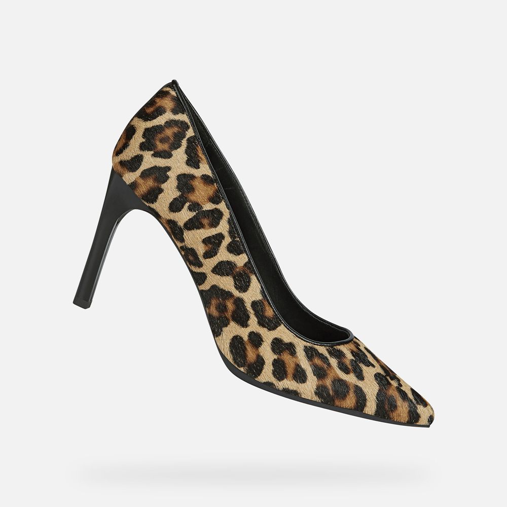 Geox Bayan Stiletto Ayakkabı Siyah - Faviola - LMV-634708